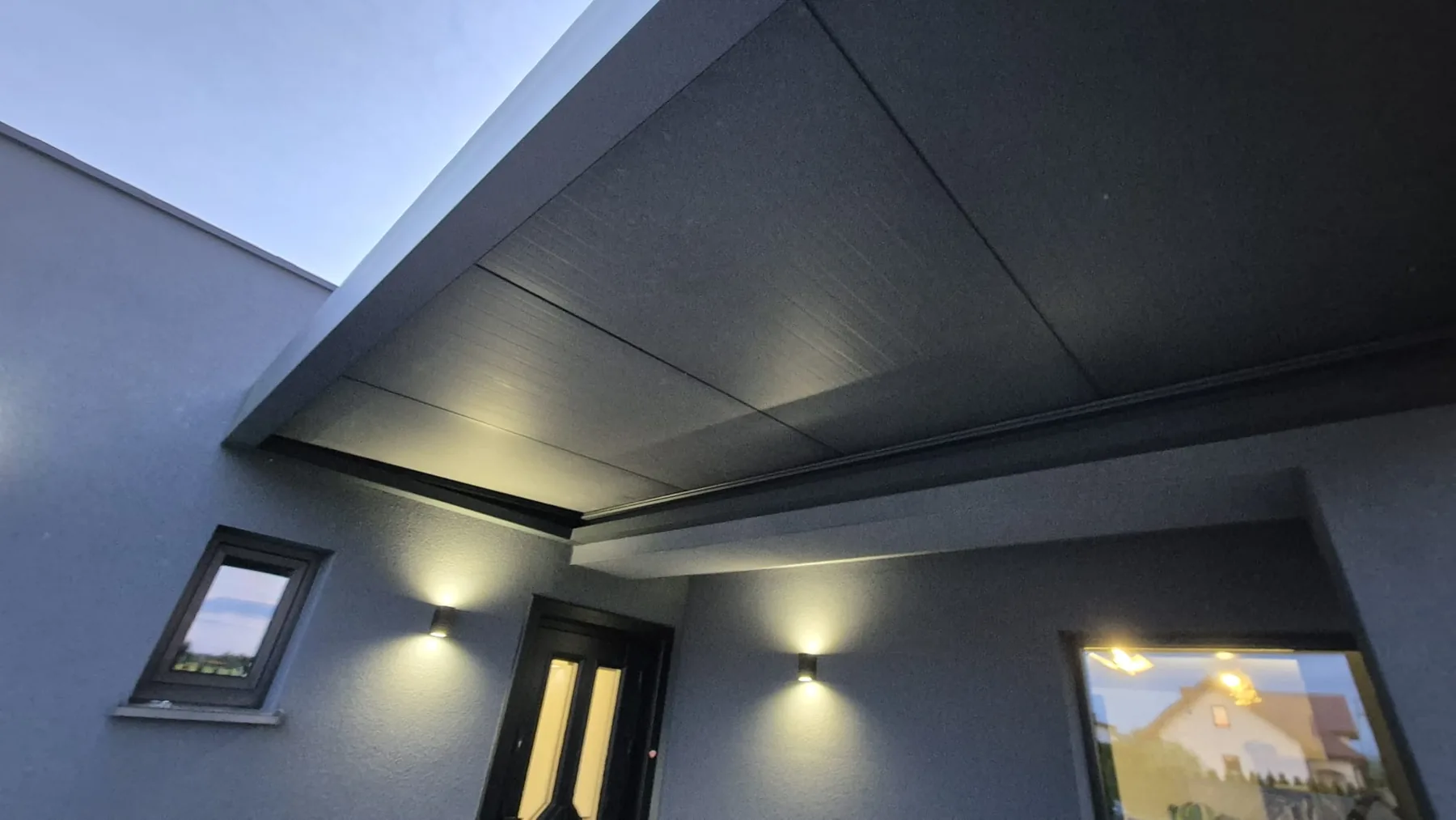 Fix lamellás alumínium pergola integrált világítással