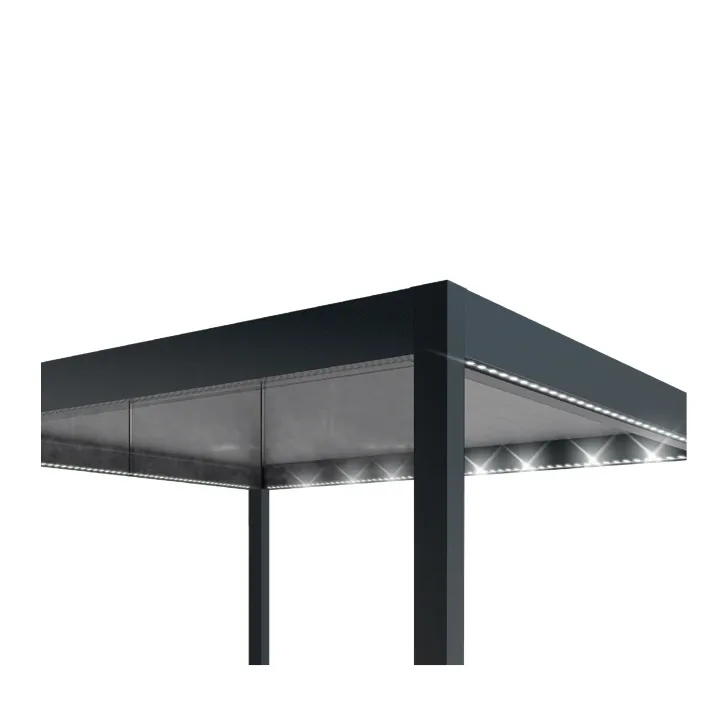 Pergola integrált LED világítással