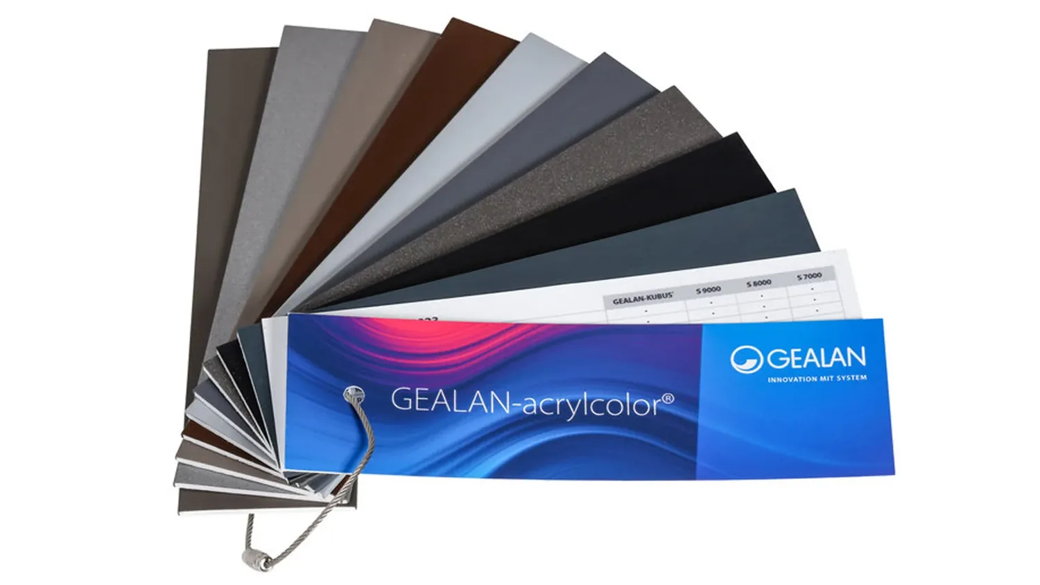 GEALAN acrylcolor színes PVC ablakfelület