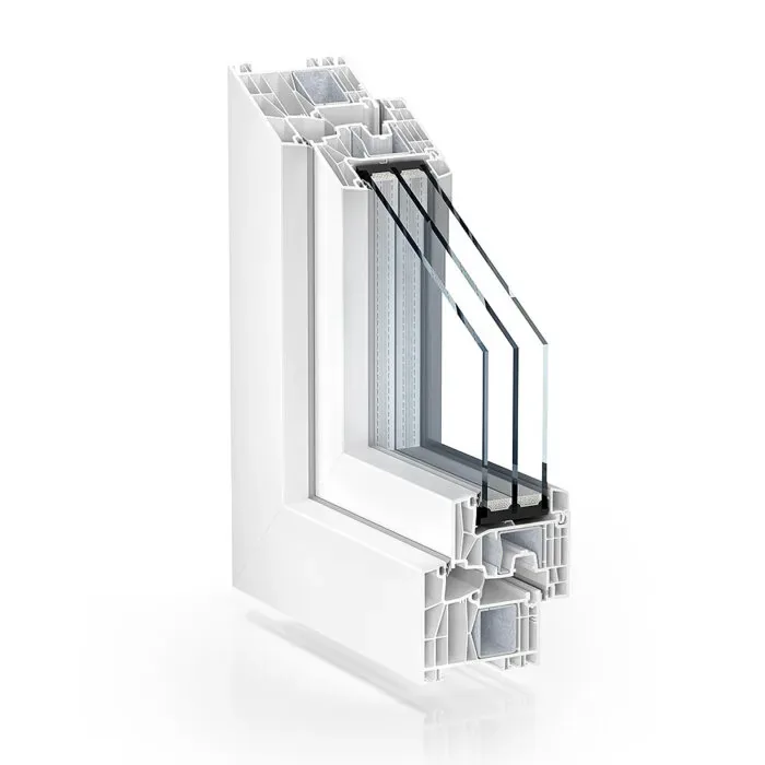 Kömmerling 88 prémium PVC profil metszete