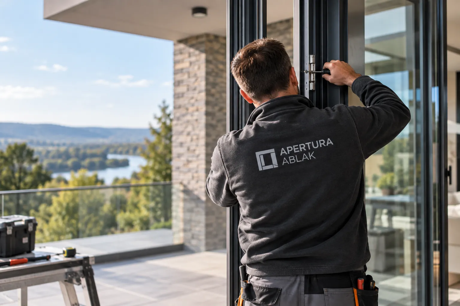 Aluminium ablakok beépítése szerelése szakember részvételével